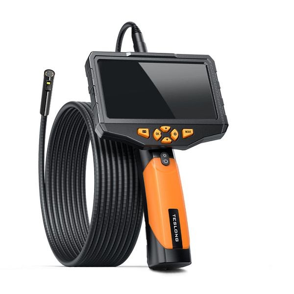 Teslong NTS300 Pro Triple-Lens Inspection Camera with 5-inch HD Screen - (0.31-inch) 7.9mm diameter / 9.8-ft (3 Meters), TSNTS300D79TL3