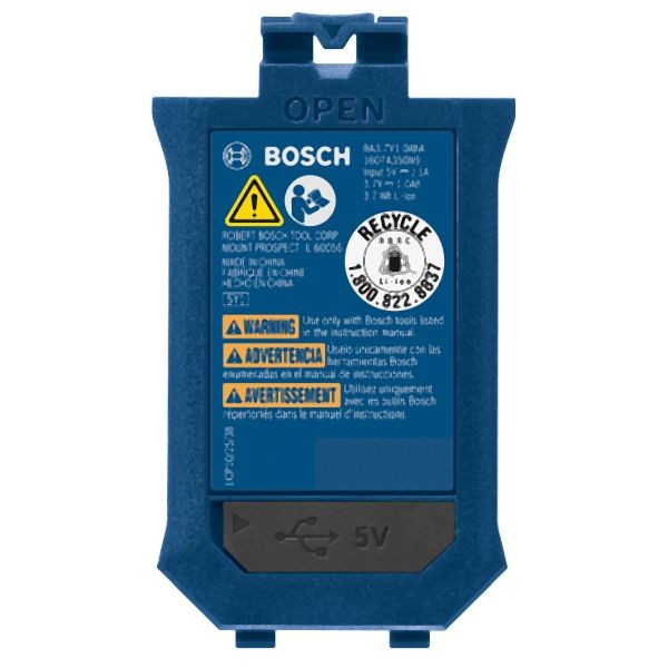 Bosch 3.7V Lithium-Ion 1.0 Ah Battery, 1608M00C45