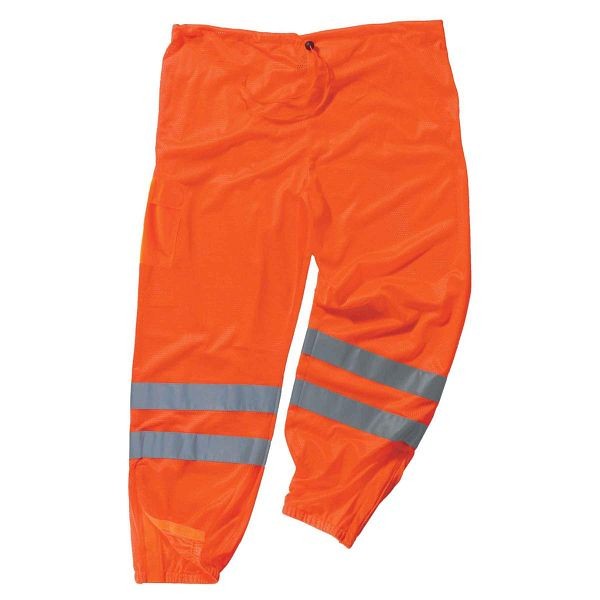 Ergodyne 8910 L/XL Orange Supplemental Class E Hi-Vis Pants, ERG-22855