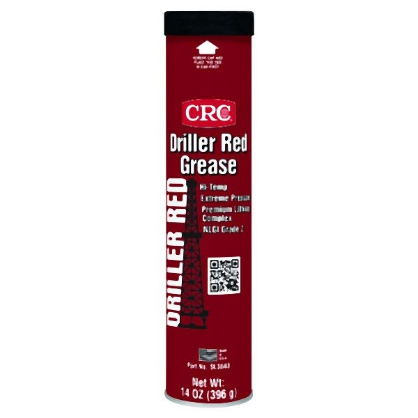 CRC Industries Driller Red Grease Extreme Pressure Lithium Complex Grease, 14 Wt Oz, CRC-SL3640