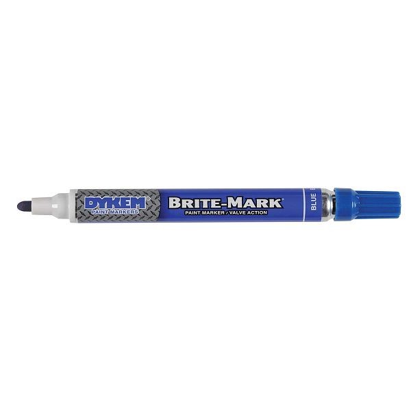 DYKEM BRITE-MARK 916 Blue, Medium Tip Markers, Qty: 12 pieces, DYK-84001