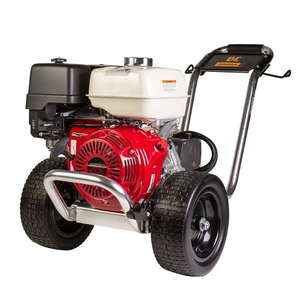 BE Power Equipment 4,000 PSI - 4.0 GPM Gas Pressure Washer with Honda GX390 Engine and AR Triplex Pump, B4013HAAS
